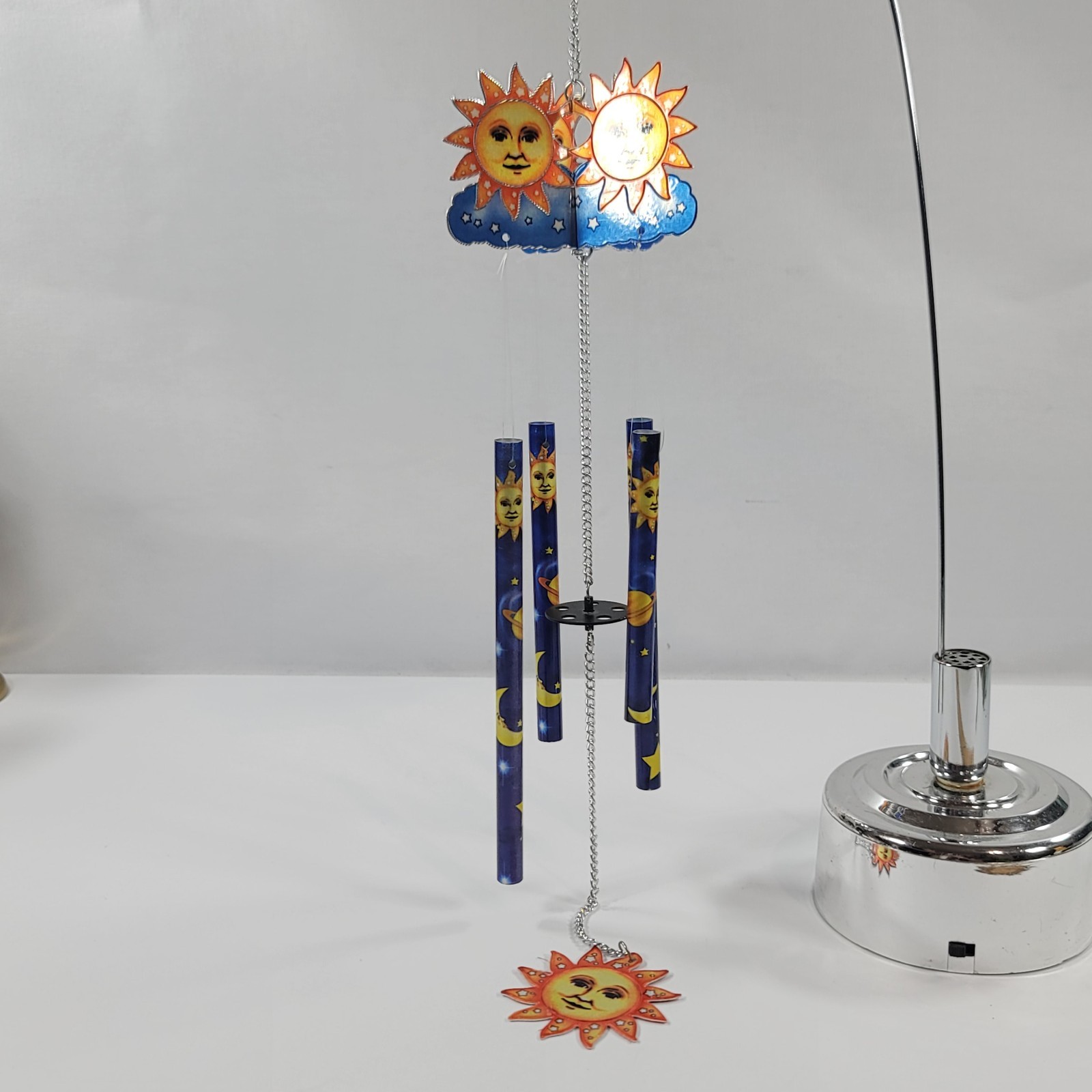 Celestial Sun Moon And Stars Metal Windchime