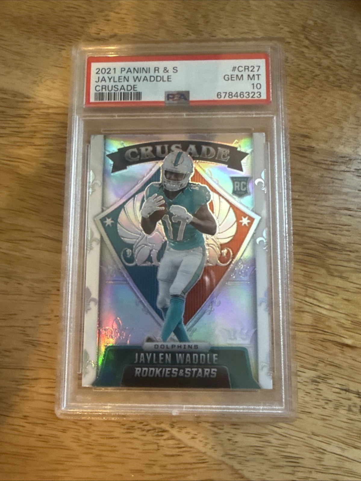 Jaylen Waddle Panini Rookies & Stars Crusade #CR27 Base