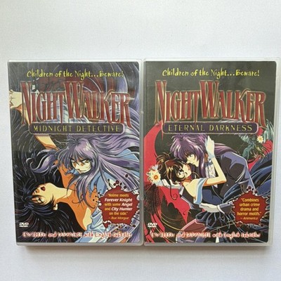 Central Park Media NightWalker DVD Lot (2) Midnight Detective/Eternal Darkness