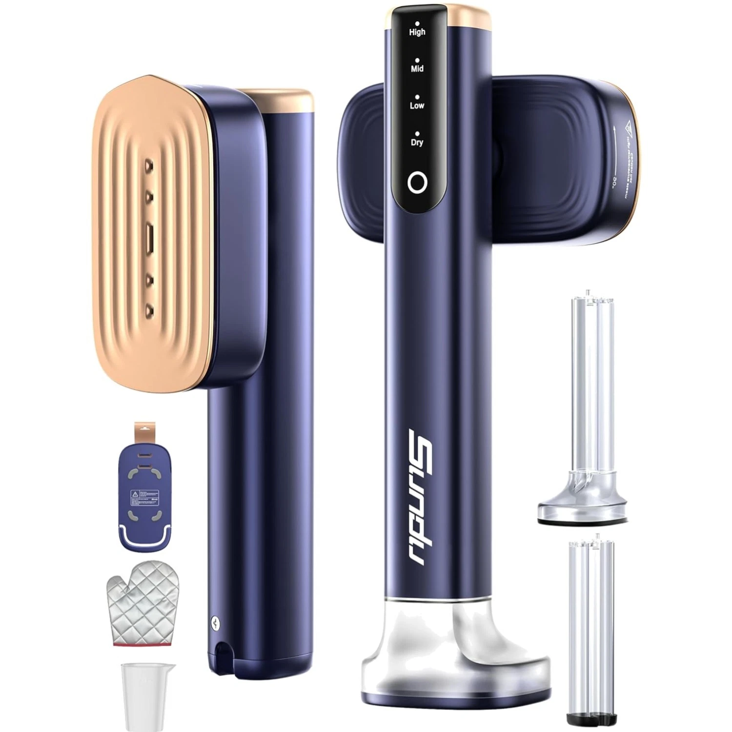 Travel Steamer for Clothes, with 2 Water Tanks 180 ml and 100 ml, Fast Heatin...