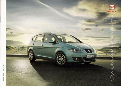 Seat Altea XL 2009-2010 UK Market Sales Brochure S, SE & Sport