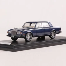 1979 Rolls-Royce Silver Shadow Blue 1:64 Limited Edition Alloy Diecast Model