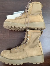 NWT Mens US Military Army Combat Boots Tan Temperate Weather  10.5 R