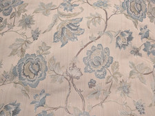 Greenbrier Tapestry Upholstery Fabric  Floral Jacobean Design "Spa"  6 Yards
