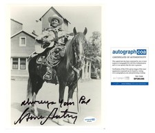Gene Autry "Singing Cowboy" Western AUTOGRAPH Signed Autographed 8x10 Photo ACOA