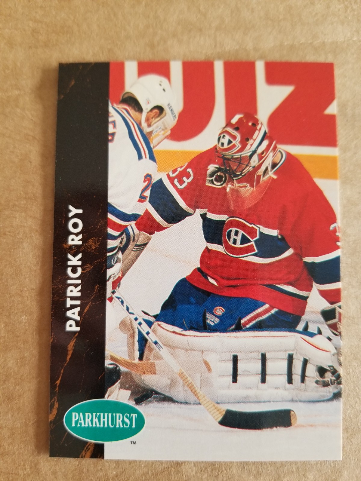 1991-92 Parkhurst #90 Patrick Roy Montreal Canadians 