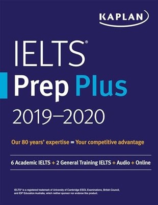 IELTS Prep Plus 2019-2020: 6 Academ..., Kaplan Test Pre