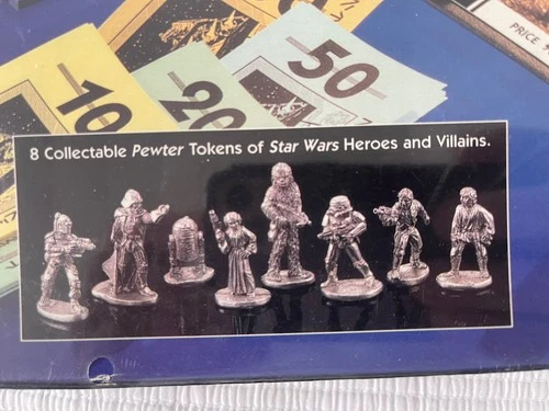 Vintage Star Wars Monopoly 1996 Limited Collectors Edition SEALED New In Box