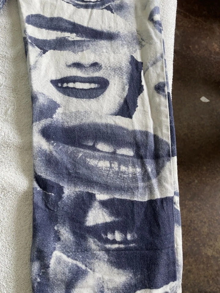 Jeans masculino Palace John and Molly Mouf 32 skate AOP - Imagem 4 de 4