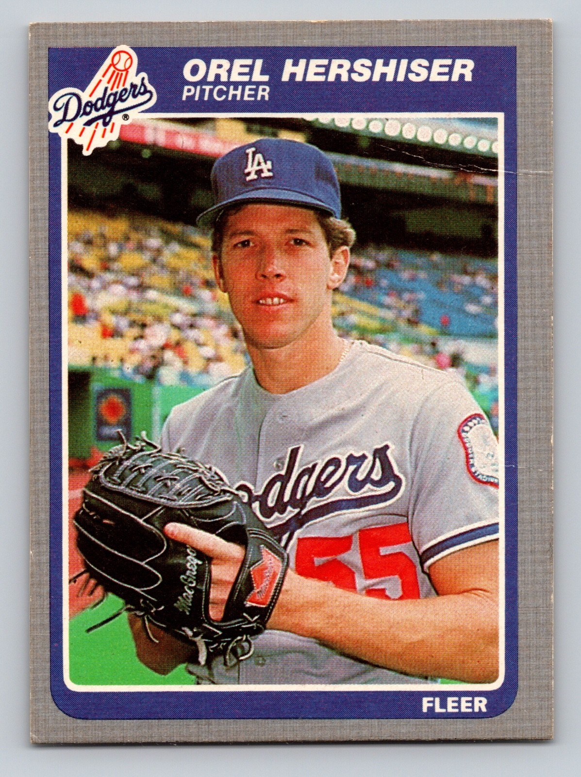 1985 Fleer Orel Hershiser RC #371 Dodgers