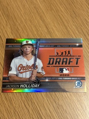 2022 Bowman Chrome Draft Night Jackson Holliday BDN-9 Refractor /250