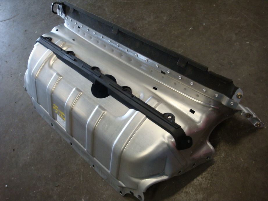 20042006 MERCEDES SL55 AMG OEM FUEL TANK COVER CONSOLE REAR PANEL