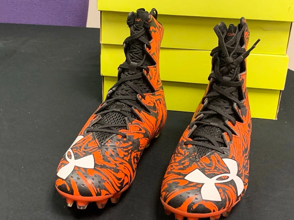 Under armour Orange 10 US Football Shoes & Cleats for Men for sale