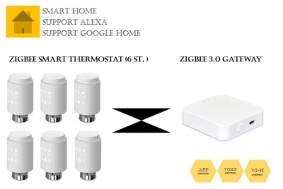 [Smart Home]TUYA ZigBee Smart Digital Heizungsthermostat Set Mit ZigBee Gateway