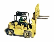GHQ 1980s-Era Forklift (Unpainted Metal Kit) - N Scale Model Railroad Vehicle