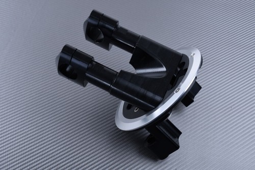 Kit Riser Manubrio Alluminio-Nero YAMAHA TMAX 500 T-MAX SJ06 2008-2011 - Picture 6 of 10