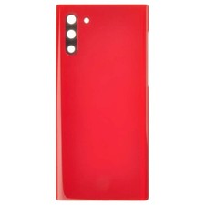 Back Glass with Camera Lens for Samsung Galaxy Note 10 Red Aftermarket