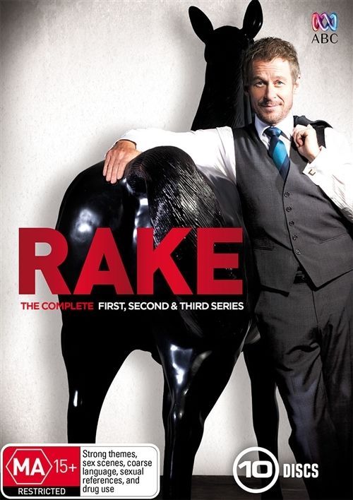 Rake : Series 1-3 (DVD, 2014, 10-Disc) New - Region 4 - Sent Tracking ...