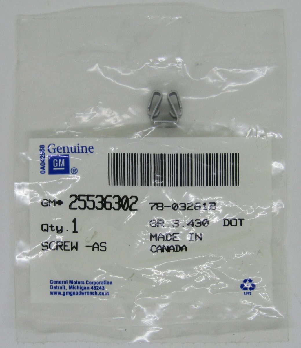 NEW GENUINE GM GENERAL MOTORS OEM NUT PART NO. 25536302 | eBay 