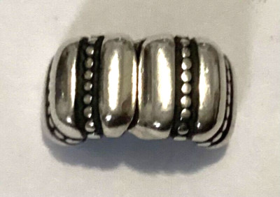 Retired Pandora 790446 Sterling Silber 925 ALE ''Crazy'' Clip Charm #48