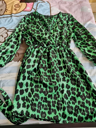 vestiti leopardati verde e rosso ,taglia 42/44 ,marca Mixery | eBay