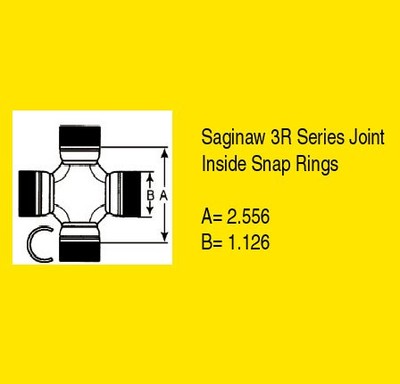 U-Joint, Universal Joint, For GM, Moog 534G , CA 5-3147X, 3R