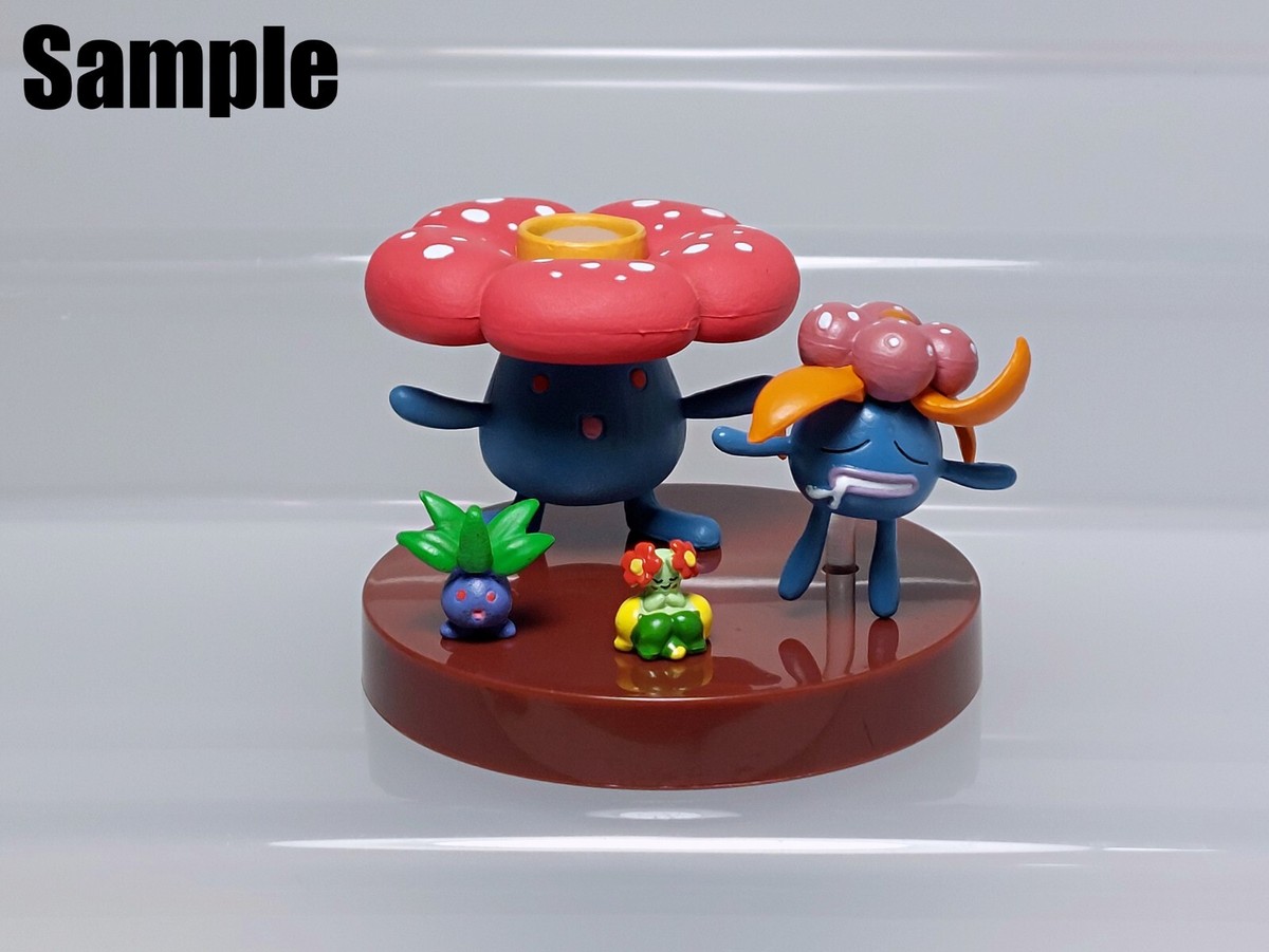 Bellossom Vileplume Gloom Oddish Pokemon Zukan 1/40 Scale