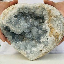 Top Natural blue crystal cave quartz crystal cave mineral specimens 6140g