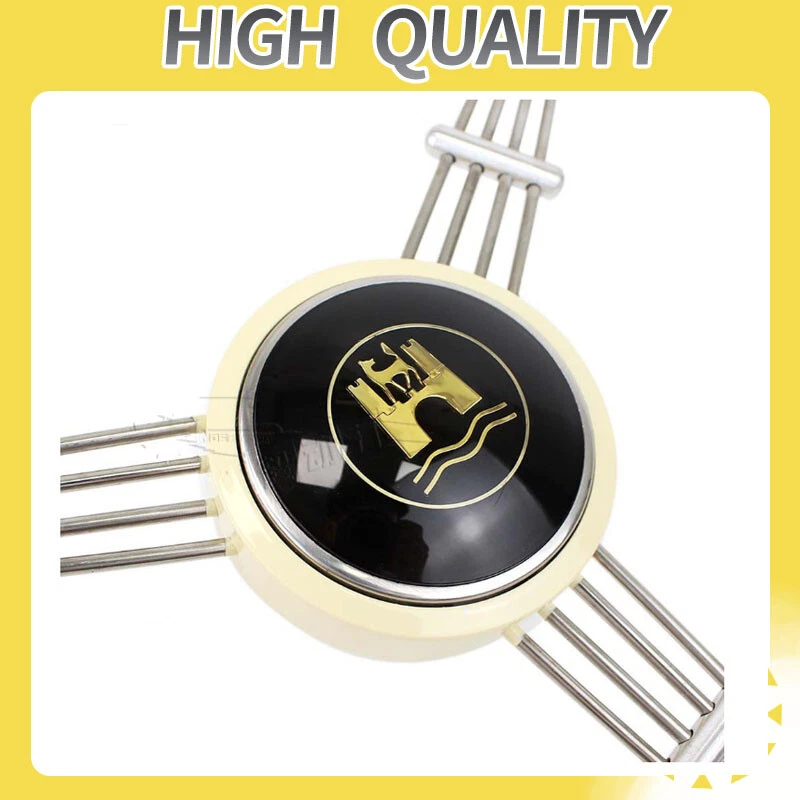 Volante para Porsche Chrysler Retro Clásico Coche Modificado Marfil 400mm  Foto 3 de 4