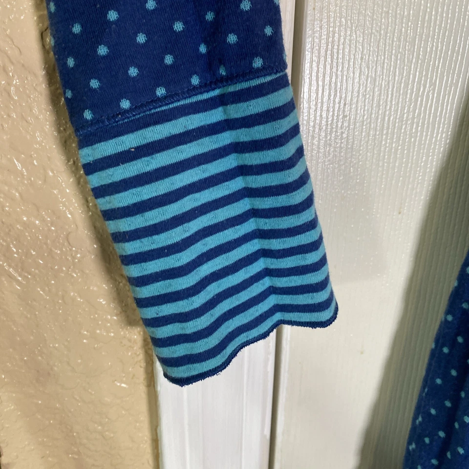 Xhilaration Mujer L GRANDE Ropa de Dormir Pijama Largo Top Manga Larga Lunares Geométrico Foto 2 de 4