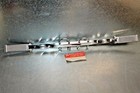 Vintage Double Twisted Custom Motorcycle Highway Bar Pegs w/ Footpegs Harley