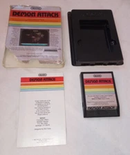 Demon Attack (Atari 2600, 1982) Complete CIB IMAGIC Video Game