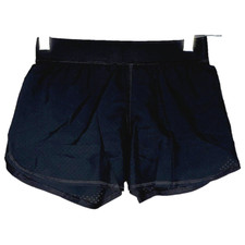 Reebok Shorts Girls Small 8 10 Black Mesh Lined Sportswear Workout Athletic