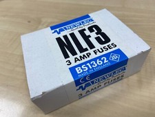 Newlec NLF3 3a Cartridge Fuse Pack of 100 BS1362 Wholesale Mains Plug Ceramic UK