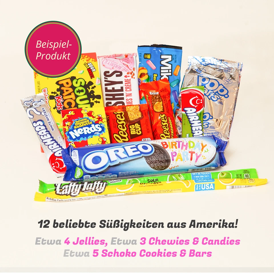 USA Box | Kennenlernbox mit 12 beliebten Süßigkeiten aus Amerika - Bild 3 von 4
