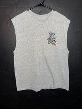 Disney World Tour 2010 Sleeveless T Shirt Adult XL Gray Tank Double Sided