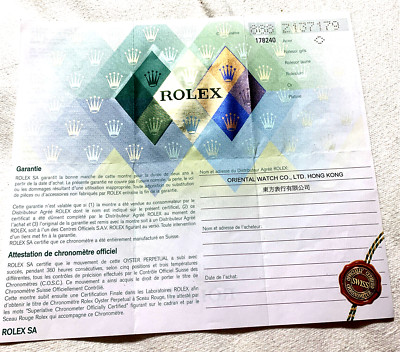 Rolex Watch Paper Document Stainless Steel Z137179 OPEN Name Rolex Watch Paper Document Stainless Steel Z137179 OPEN Name