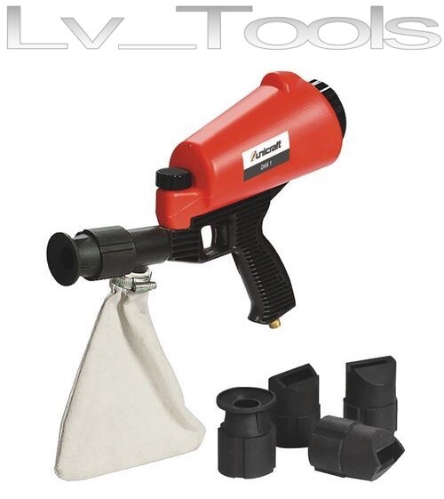 PISTOLA SABBIATRICE PNEUMATICA MANUALE SABBIARE SABBIATURA SVERNICIARE UNICRAFT