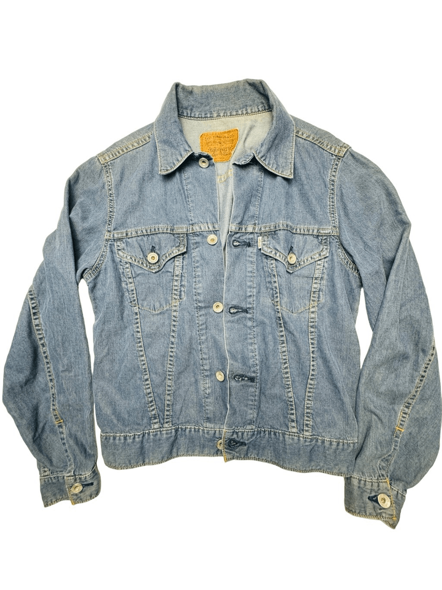 Vintage 1996 Levi's Denim Trucker Jacket Type 3 Single Stitch 2