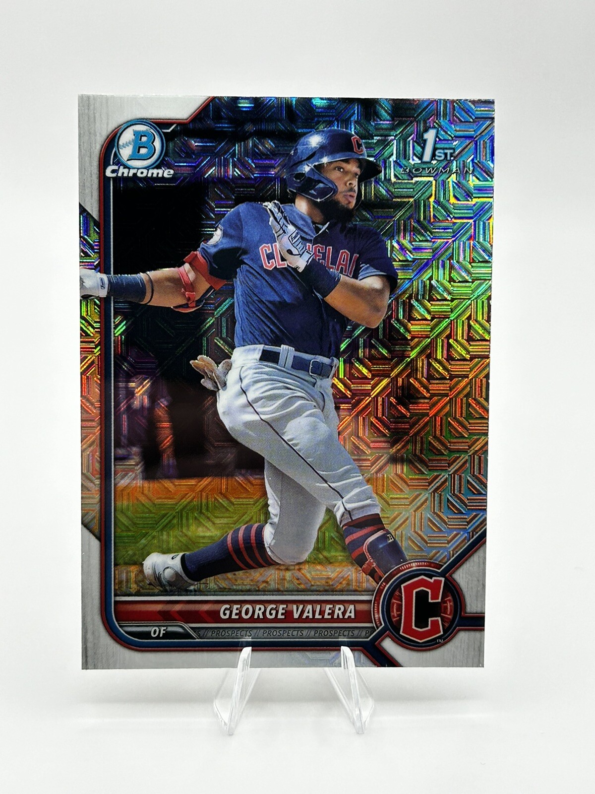 2022 Bowman Chrome George Valera Mojo Mega Box 1st Bowman #BCP-22 -Guardians