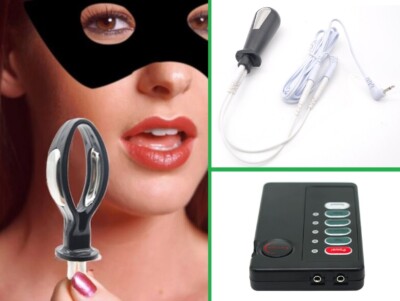 Lady Vaginal Electro Electry Shock Climax Ring Plug Wire Cable E Stim lady-vaginal-electro-electry-shock-climax-ring-plug-wire-cable-e-stim