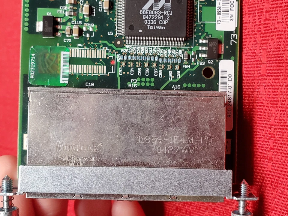 Cisco 4-Port 10/100Mbps Fast Ethernet Card 73-8958-01 C0 - Image 3 of 4