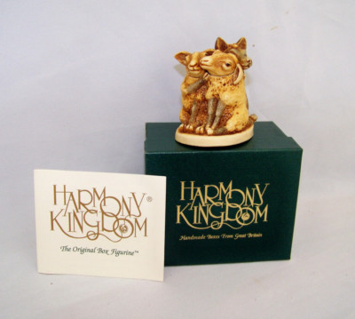Harmony Kingdom ''Mutton Chops'' Wolf in Sheep's Skin Box Figurine