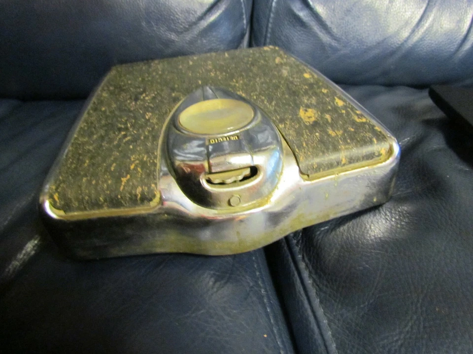 Báscula de baño Detecto vintage negra y cromada Foto 4 de 4