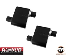 Flowmaster 842518 Super 10 Muffler 2.5" Offset Inlet/Offset Outlet 409S - Pair