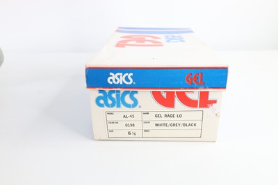 NOS Vintage 90s Asics Mens 6.5 Spell Out Gel Rage Lo  display picture 1