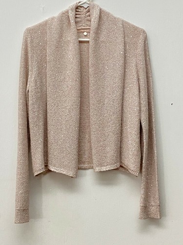 Front Cardigan Pink Sequin Flurry | eBay