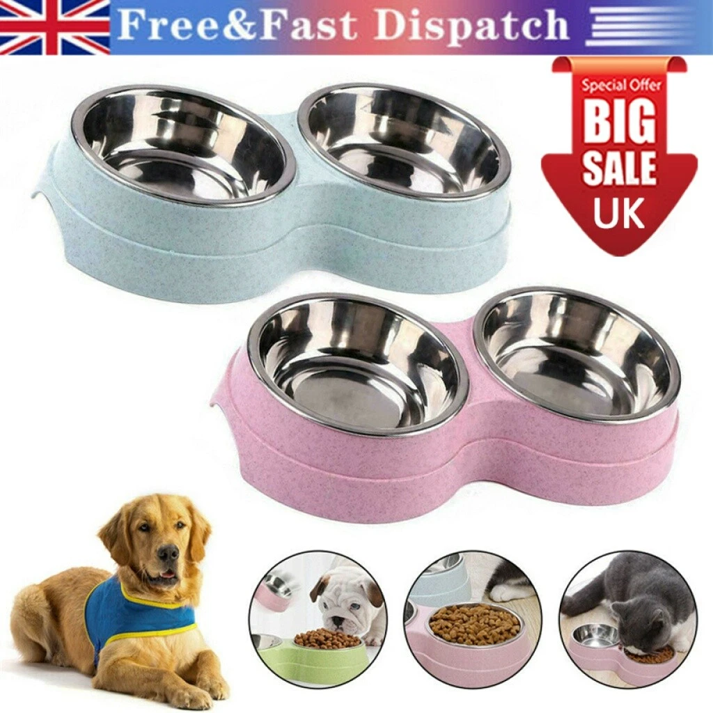 Double dog feeding clearance station