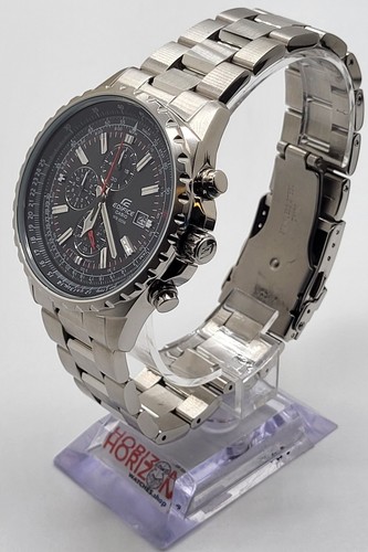 CASIO - EDIFICE, Orologio al Quarzo Uomo Crono in Acciaio Inox - EF527D-1AV - Foto 3 di 5