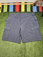 Koppen men cargo short nylon utility pockets hiking size 40 charcoal gray